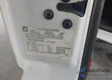 2005 Chevrolet Silverado 1500 Work Truck from USA, damaged, VIN 1GCEC14XX5Z318107